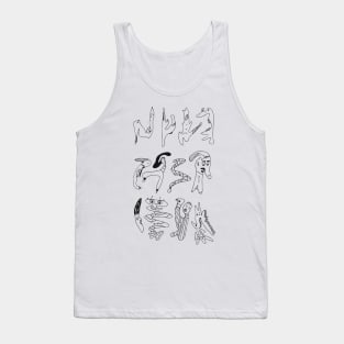 Grid Figures Lover Tank Top